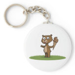 Teddy Bear Ice Cream Key Chain