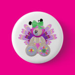 Teddy Bear in Costume Pinback Buttons