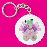 Teddy Bear in Costume Keychain