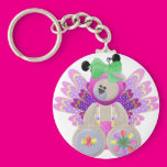 Teddy Bear in Costume Keychain