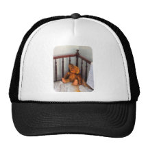 Teddy Bear in Crib Trucker Hats