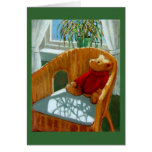TEDDY BEAR IN PASTEL: ART CARD