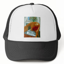 TEDDY BEAR IN PASTEL: ART hats by joyart TEDDY BEAR IN PASTEL: ART hats