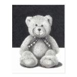 Teddy Bear in Pencil Post Card