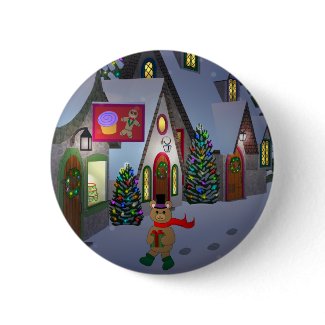 Teddy Bear in Town button