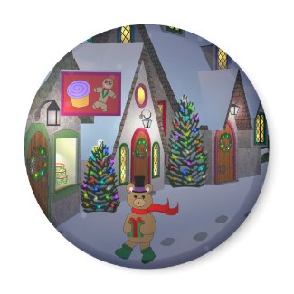 Teddy Bear in Town magnet