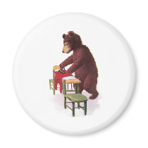 Teddy Bear Irons Clothes magnets by pinkalmond Teddy Bear Irons Clothes magnets