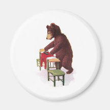 Teddy Bear Irons Clothes Magnets