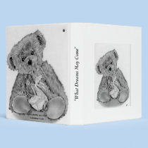 Teddy Bear Little Fairy Binder