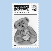 Teddy Bear Little Fairy Postage stamps