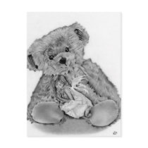 Teddy Bear Little Fairy  Postcard