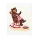 Teddy Bear Mends Clothes postcards by pinkalmond Teddy Bear Mends Clothes postcards