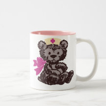 Teddy Bear Nurse (Pink) Coffee Mug