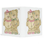 Teddy Bear Pair - Original Colors binders