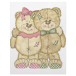 Teddy Bear Pair - Original Colors letterhead