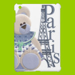 Teddy Bear Paris ipad mini cases