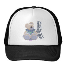 Teddy Bear Paris Mesh Hat