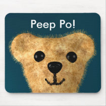 Teddy Bear (Peep po!) mousepads by artberry Teddy Bear (Peep po!) mousepads