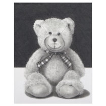 TEDDY BEAR: PENCIL ART: REALISM letterhead