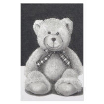 TEDDY BEAR: PENCIL ART: REALISM stationery by joyart TEDDY BEAR: PENCIL ART: REALISM stationery