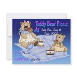 Teddy Bear Picnic Personalized Invites