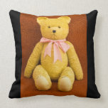teddy bear throw pillow