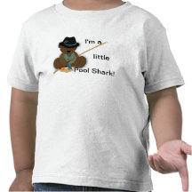 Teddy Bear Pool Shark Kid's T-shirt