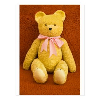 teddy bear postcard