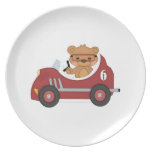 Teddy Bear Racer (red) plates