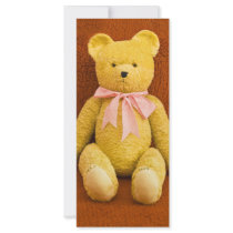teddy bear custom rack card