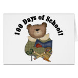 Teddy Bear School 100 Days Card