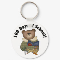 Teddy Bear School 100 Days keychains