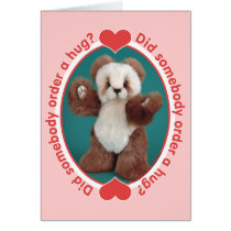 Teddy Bear Somebody Order a Hug cards