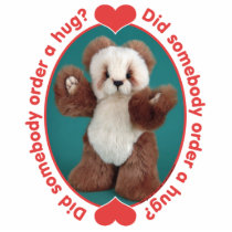 Teddy Bear Somebody Order a Hug Cut Out