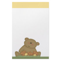 Teddy Bear Stationery Paper