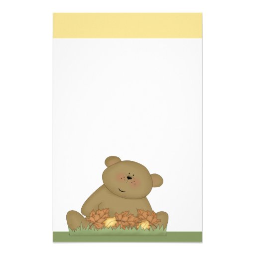 teddy-bear-stationery-paper-zazzle