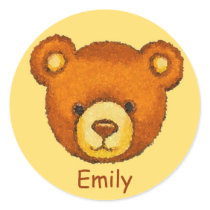 Teddy Bear Stickers ~ Custom Name ~ Personalize