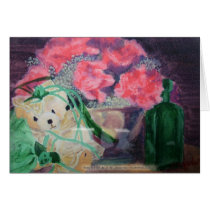 Teddy Bear Still Life Card
