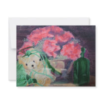 Teddy Bear Still Life Invitation