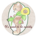 Teddy bear, sunflower, and Ladybug stickers by Customizables Teddy bear, sunflower, and Ladybug stickers