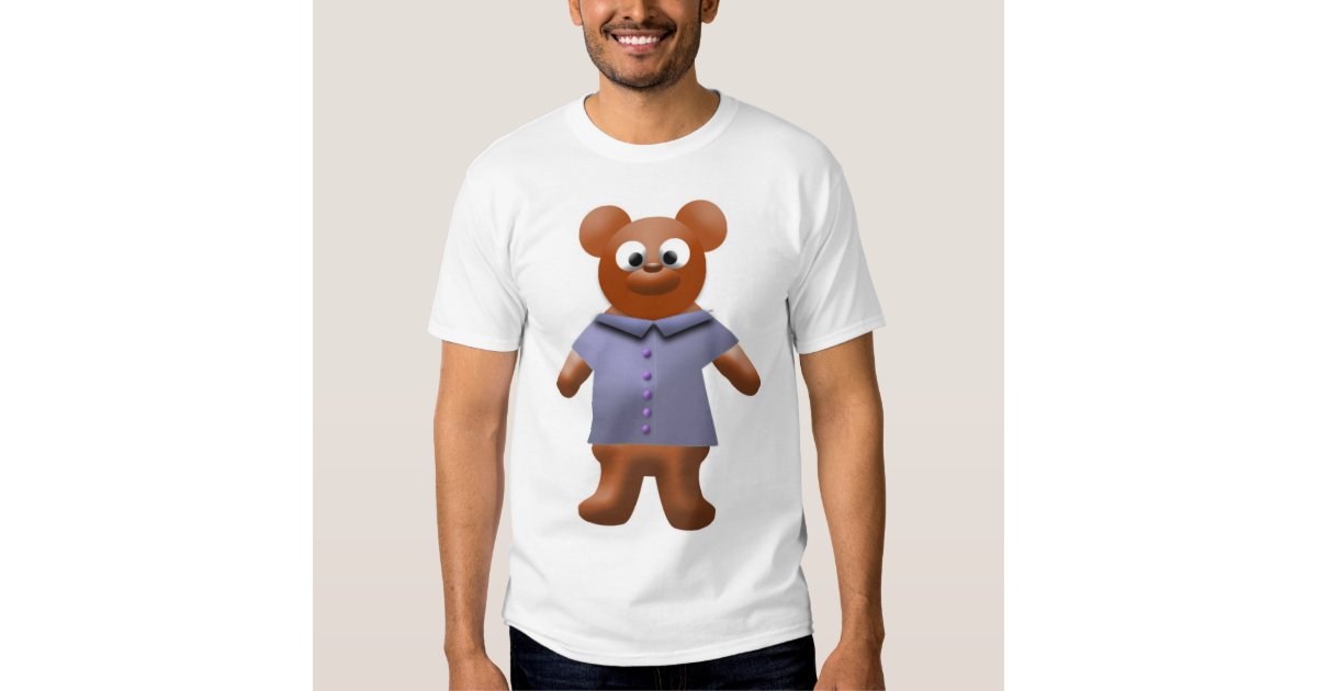 shirt with teddy bear