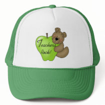 Teddy Bear Teachers Rock Tshirts and Gifts hats by school_teacher Teddy Bear Teachers Rock Tshirts and Gifts hats
