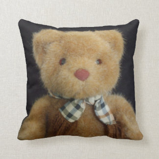 teddy bear throw pillow