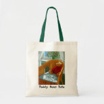 TEDDY BEAR TOTE: ART: REALISM TOTE BAG