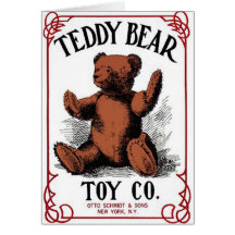 teddy bear toy card