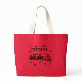 Teddy Bear Train Tshirts and Gifts bag