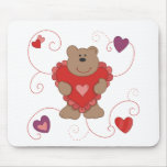 Teddy Bear Valentine Tshirts and Gifts Mouse Pads