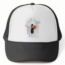 teddy bear wedding cake topper hats by claricardoza teddy bear wedding cake topper hats