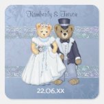 Teddy Bear Wedding - Customize Stickers