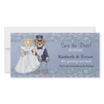 Teddy Bear Wedding Save The Date Personalized Photo Card